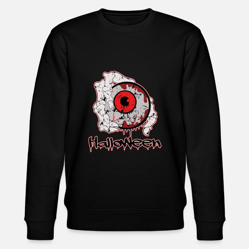 Halloween - Scary - Stanley/Stella Unisex Bio-Sweatshirt CHANGER  - Schwarz