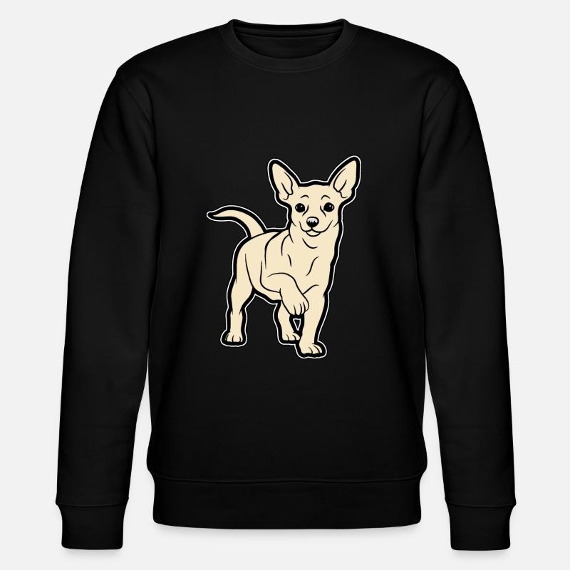 Chihuahua - Stanley/Stella Unisex Bio-Sweatshirt CHANGER  - Schwarz