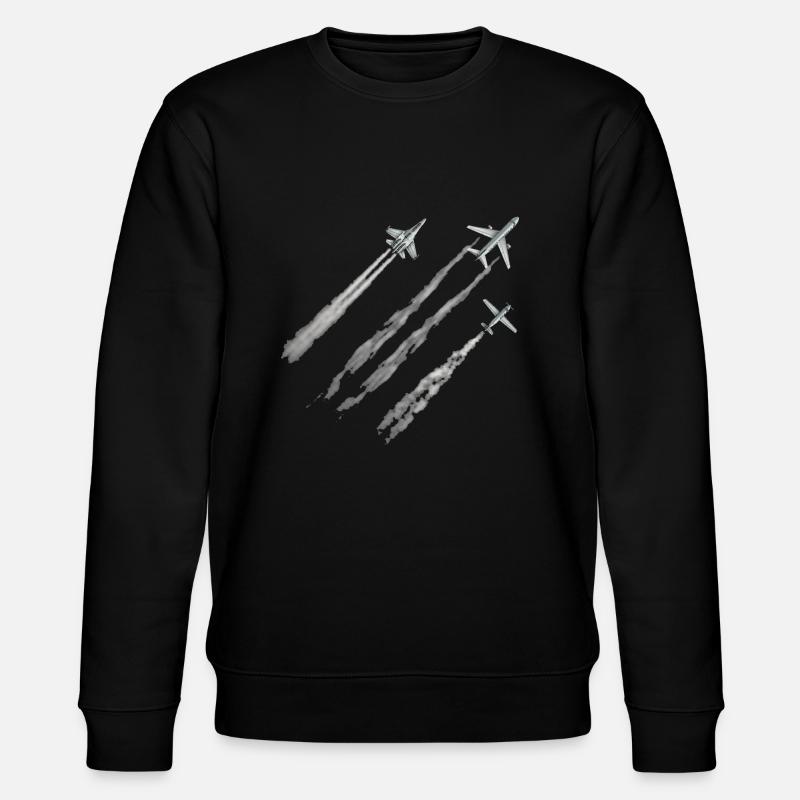 Düsenjäger - Stanley/Stella Unisex Bio-Sweatshirt CHANGER  - Schwarz