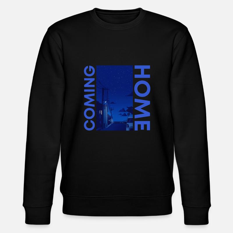 Coming Home dunkelblau - Stanley/Stella Unisex Bio-Sweatshirt CHANGER  - Schwarz