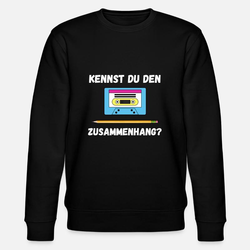 Pen Cassette - Stanley/Stella CHANGER Unisex Organic Sweatshirt - black