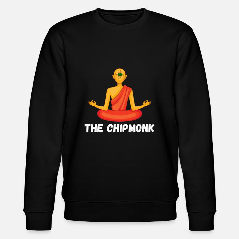 The Chipmonk - Stanley/Stella Unisex Bio-Sweatshirt CHANGER - Schwarz