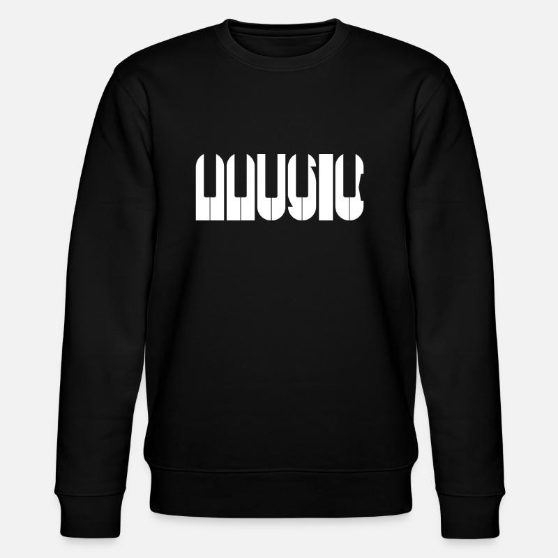 Piano - Sweat bio CHANGER Stanley/Stella Unisexe - noir