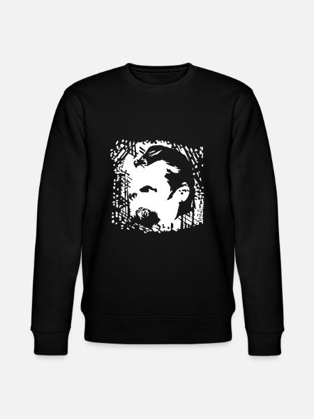 Friedrich Nietzsche - Stanley/Stella CHANGER Unisex Organic Sweatshirt - black