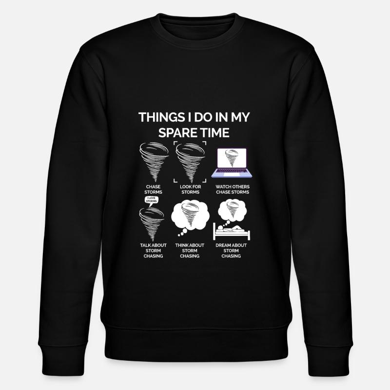 Tornado - Stanley/Stella Unisex Bio-Sweatshirt CHANGER  - Schwarz