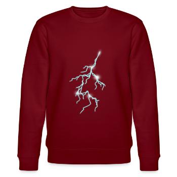 Blitz - Stanley/Stella Unisex Bio-Sweatshirt CHANGER  - Burgunderrot - Vorne - Nik (191cm) & Marisol (170cm)