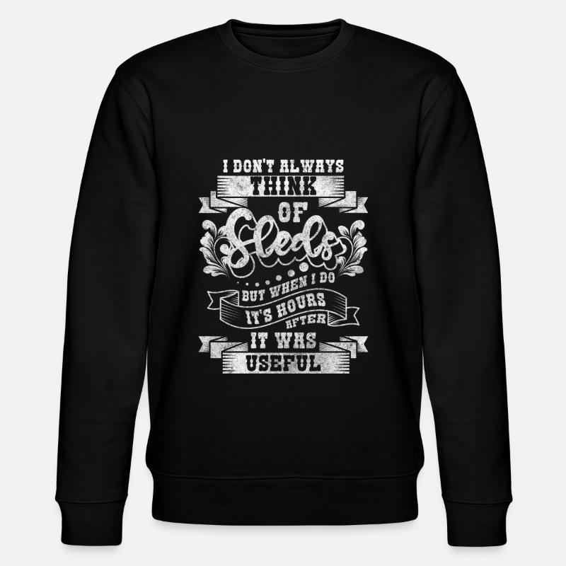 Luge Neige Vacances d’hiver - Sweat bio CHANGER Stanley/Stella Unisexe - noir