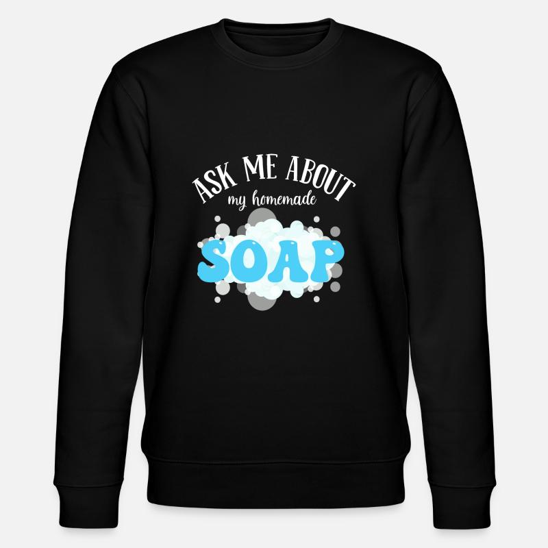 Soap Making Handmade soap - Stanley/Stella CHANGER Unisex Organic Sweatshirt - black