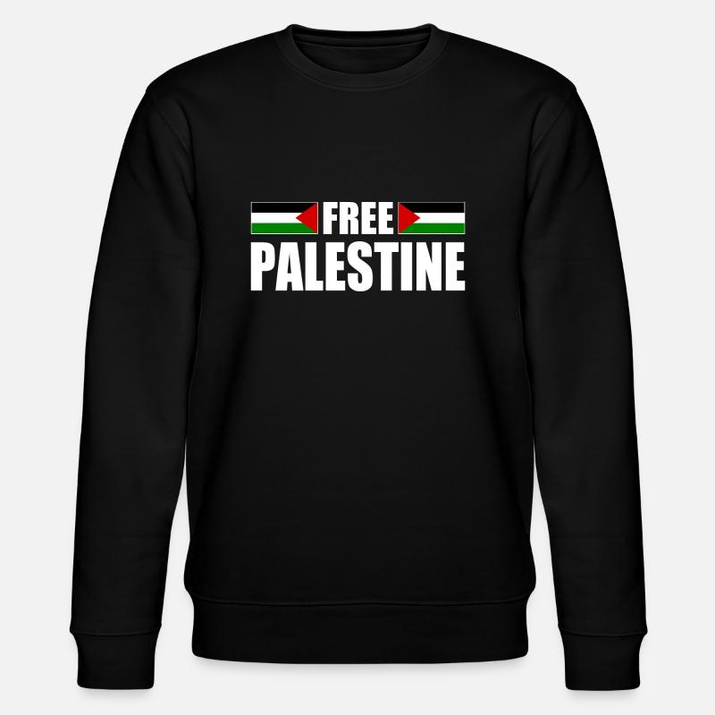 Free palestine - Sweat bio CHANGER Stanley/Stella Unisexe - noir
