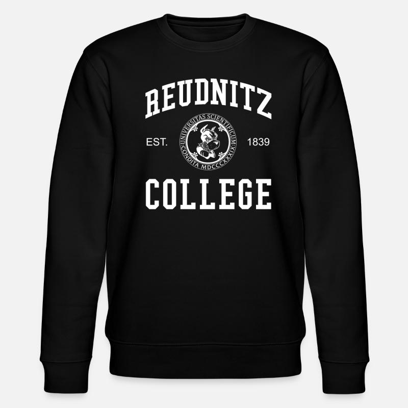 Leipzig Reudnitz College Universität Schule Uni - Stanley/Stella Unisex Bio-Sweatshirt CHANGER  - Schwarz