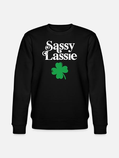 Sassy Lassie - Stanley/Stella CHANGER Unisex Organic Sweatshirt - black
