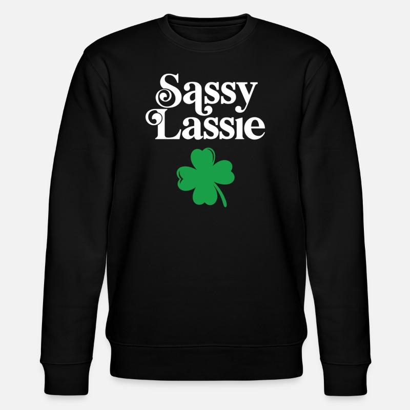 Freche Lassie - Stanley/Stella Unisex Bio-Sweatshirt CHANGER - Schwarz