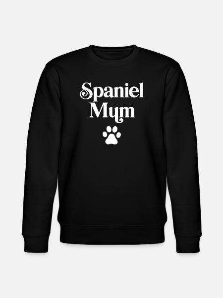 Spaniel Mum - Stanley/Stella CHANGER Unisex Organic Sweatshirt - black