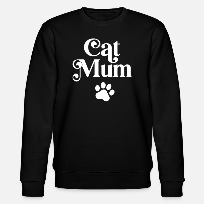 Maman chat - Sweat bio CHANGER Stanley/Stella Unisexe - noir