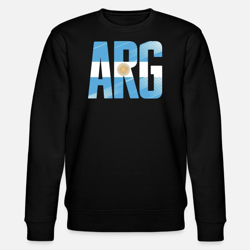 Argentinien - Stanley/Stella Unisex Bio-Sweatshirt CHANGER  - Schwarz