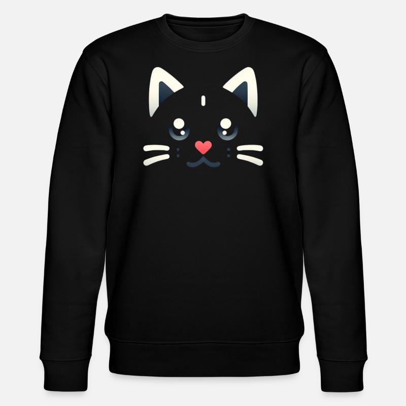 Chatons Kawaii, Animaux de compagnie - Sweat bio CHANGER Stanley/Stella Unisexe - noir