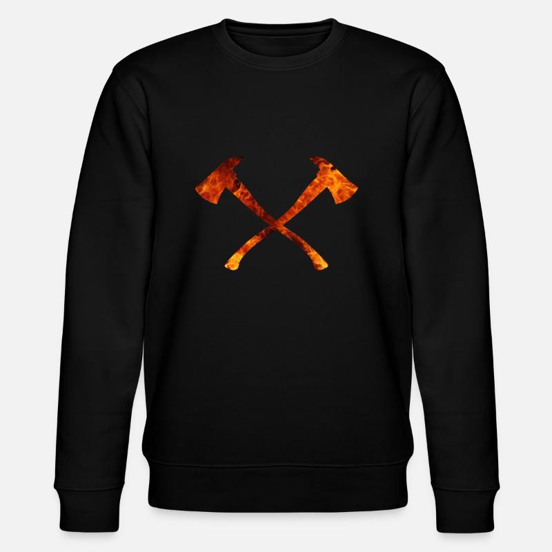 Feuerwehr - Stanley/Stella Unisex Bio-Sweatshirt CHANGER  - Schwarz