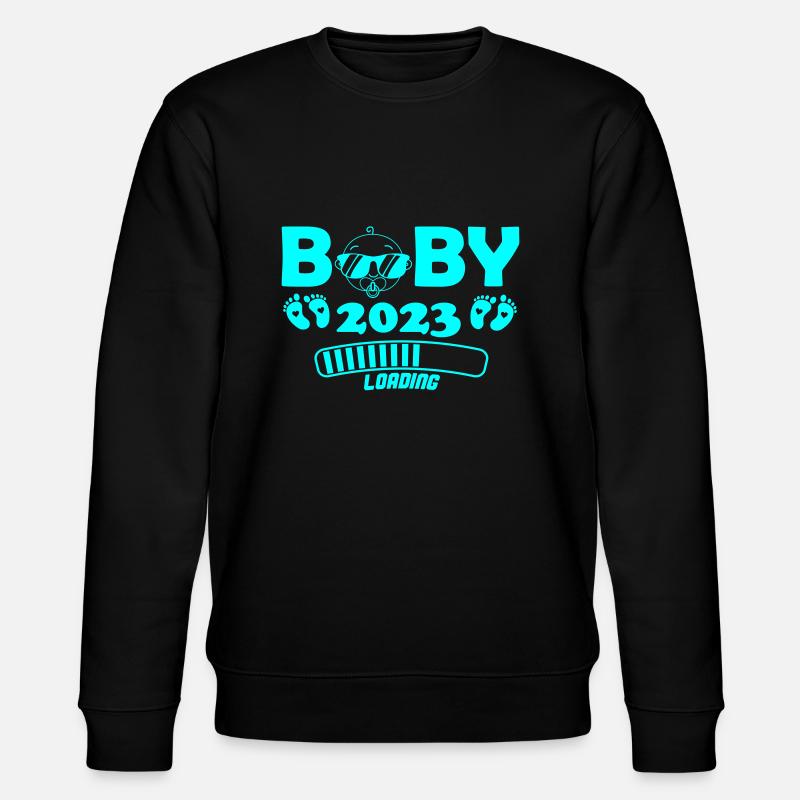 Baby 2023 Loading - Stanley/Stella Unisex Bio-Sweatshirt CHANGER  - Schwarz
