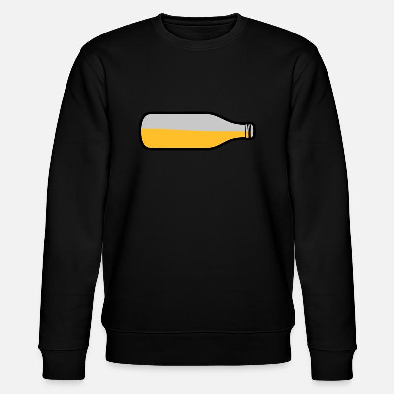 Bouteille de bière couchée - Sweat bio CHANGER Stanley/Stella Unisexe - noir