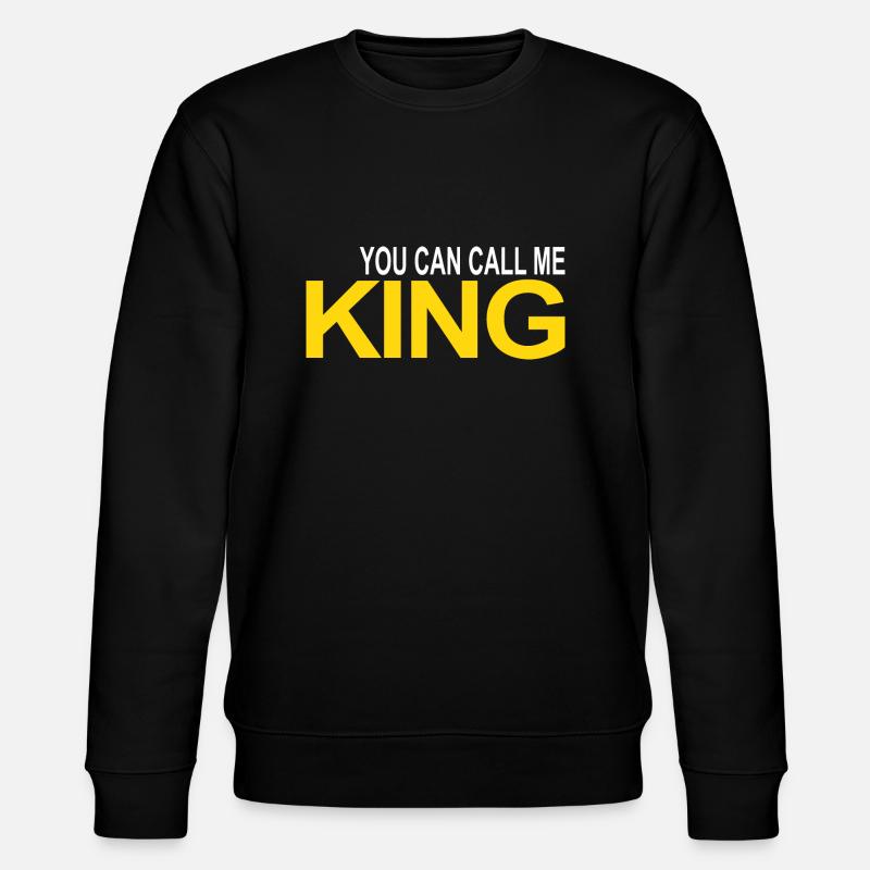 appelez-moi KING - Sweat bio CHANGER Stanley/Stella Unisexe - noir