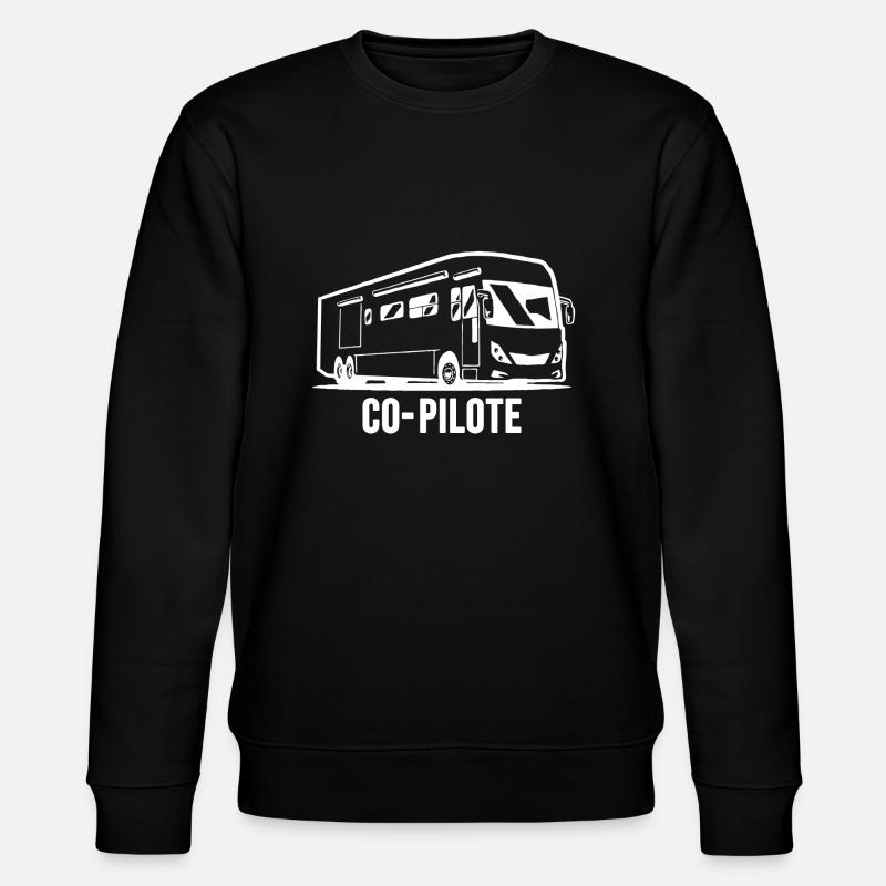 camping car co-pilote - Sweat bio CHANGER Stanley/Stella Unisexe - noir