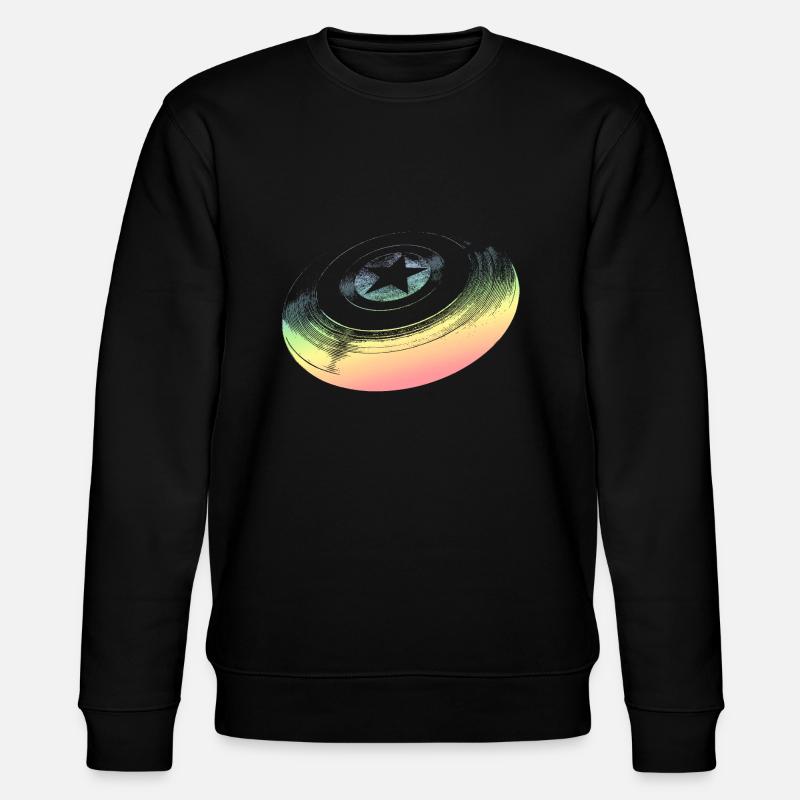 Frisbee - Stanley/Stella Unisex Bio-Sweatshirt CHANGER  - Schwarz