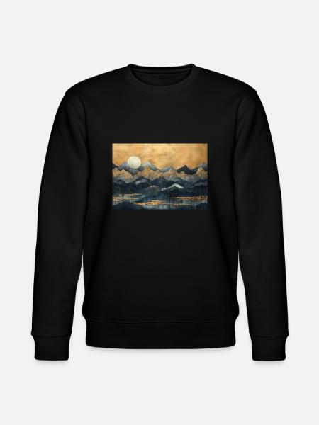 Dante landscape - Stanley/Stella CHANGER Unisex Organic Sweatshirt - black