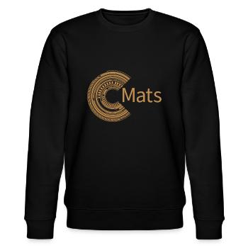 Für Mats - Stanley/Stella Unisex Bio-Sweatshirt CHANGER  - Schwarz - Vorne - Nik (191cm) & Marisol (170cm)