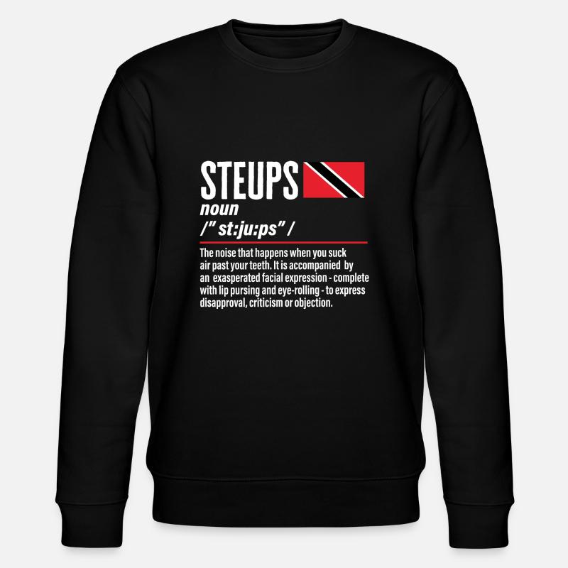 Drapeau de Trinité-et-Tobago - Sweat bio CHANGER Stanley/Stella Unisexe - noir