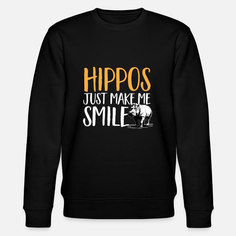 Hippopotame Hippopotame - Sweat bio CHANGER Stanley/Stella Unisexe - noir