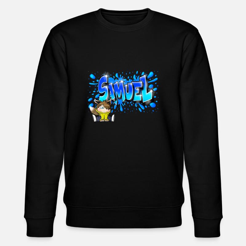 Graffiti Samuel Printable - Stanley/Stella CHANGER Unisex Organic Sweatshirt - black