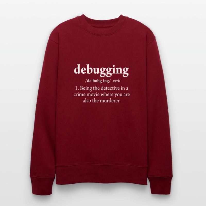 Debuggen von Definitionscode-Softwareentwickler Stanley/Stella Unisex Bio-Sweatshirt CHANGER 
