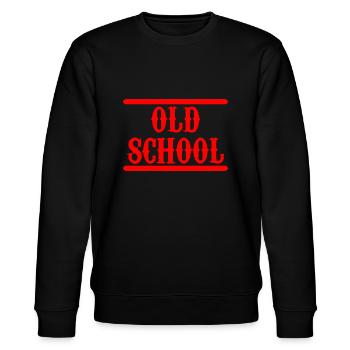 Old School - Stanley/Stella Unisex Bio-Sweatshirt CHANGER  - Schwarz - Vorne - Nik (191cm) & Marisol (170cm)