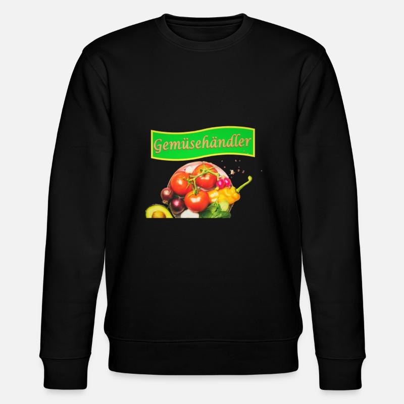 Gemüsehändler - Stanley/Stella Unisex Bio-Sweatshirt CHANGER  - Schwarz