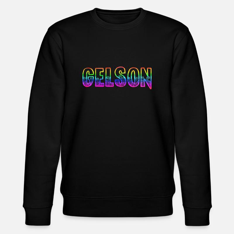 gelson rs regenbogen - Stanley/Stella Unisex Bio-Sweatshirt CHANGER  - Schwarz
