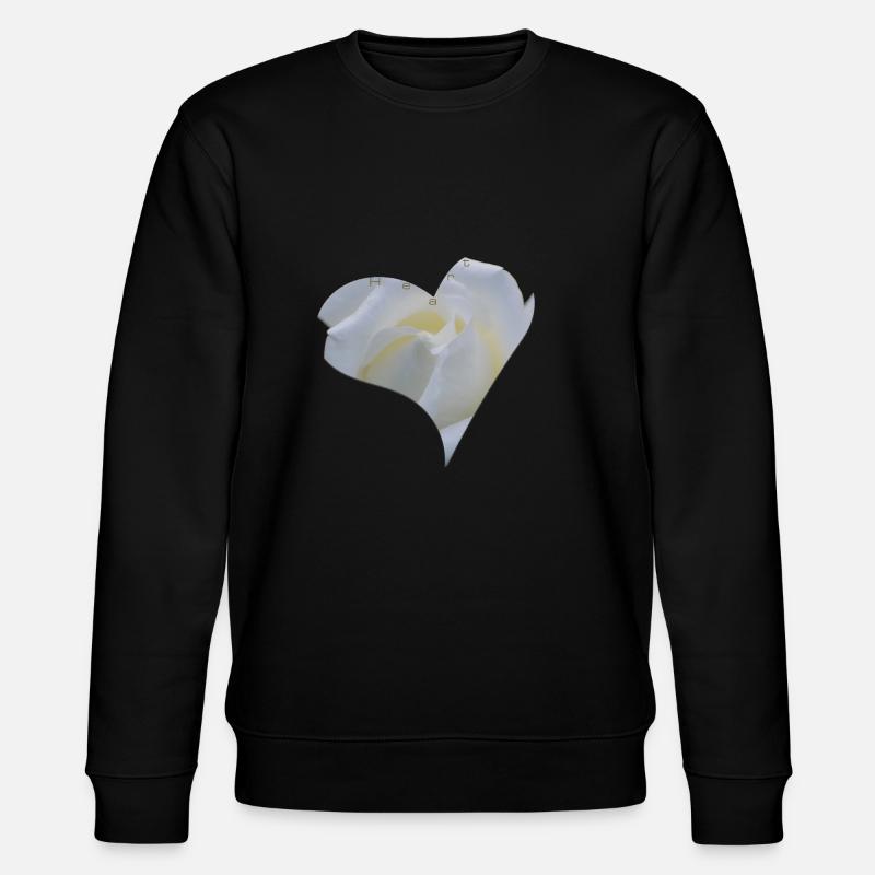 Cœur de Rose Blanche - Sweat bio CHANGER Stanley/Stella Unisexe - noir