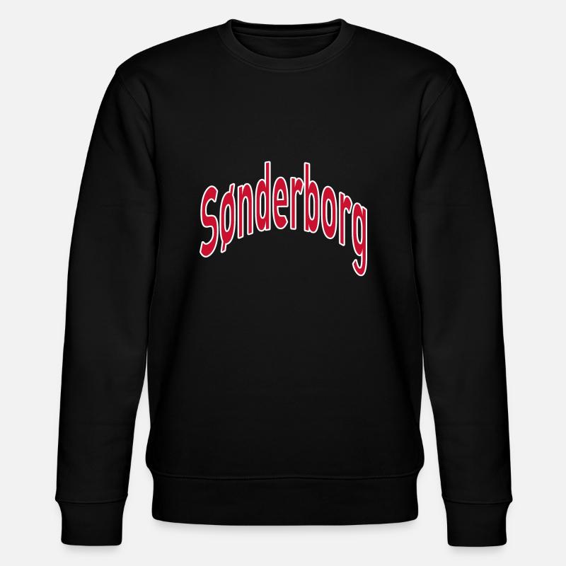 Sønderborg - Stanley/Stella Unisex Bio-Sweatshirt CHANGER  - Schwarz