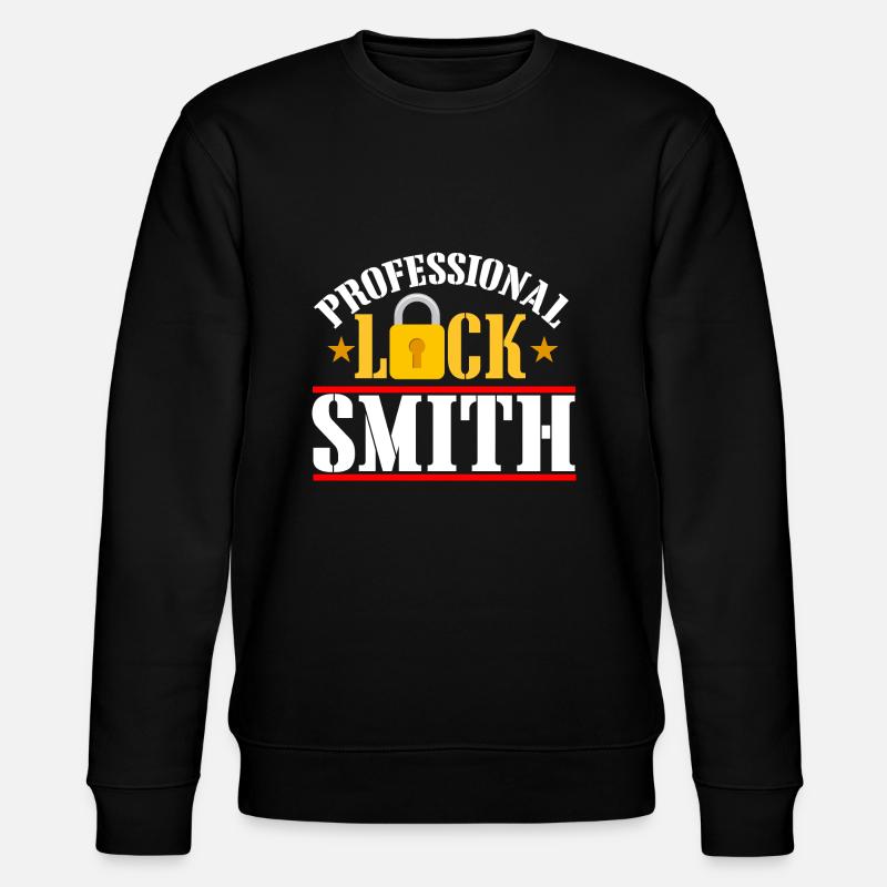 Professional locksmith - locksmith - Stanley/Stella CHANGER Unisex Organic Sweatshirt - black