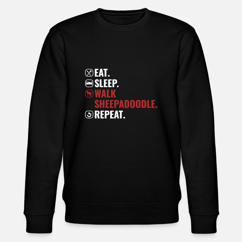 Sheepadoodle Doodle Chien - Sweat bio CHANGER Stanley/Stella Unisexe - noir