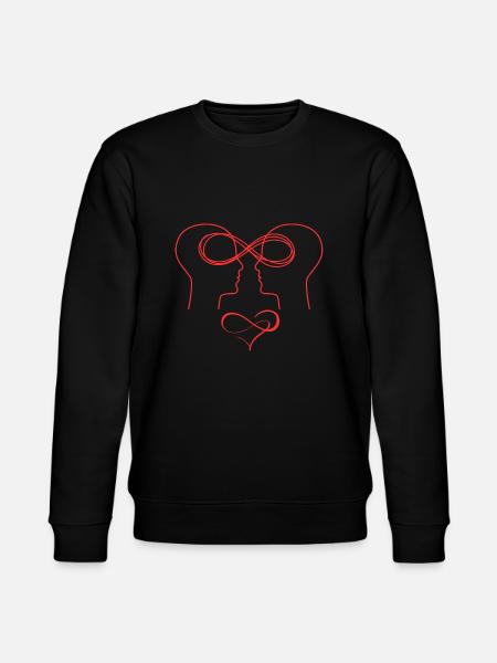 Unendliche Liebe - Stanley/Stella Unisex Bio-Sweatshirt CHANGER - Schwarz