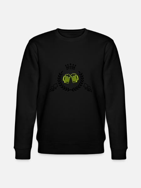 bier wappen - Stanley/Stella Unisex Bio-Sweatshirt CHANGER  - Schwarz