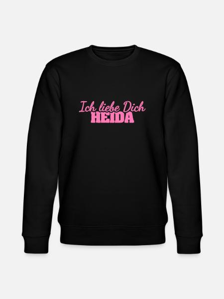 Gift for Heida - Stanley/Stella CHANGER Unisex Organic Sweatshirt - black