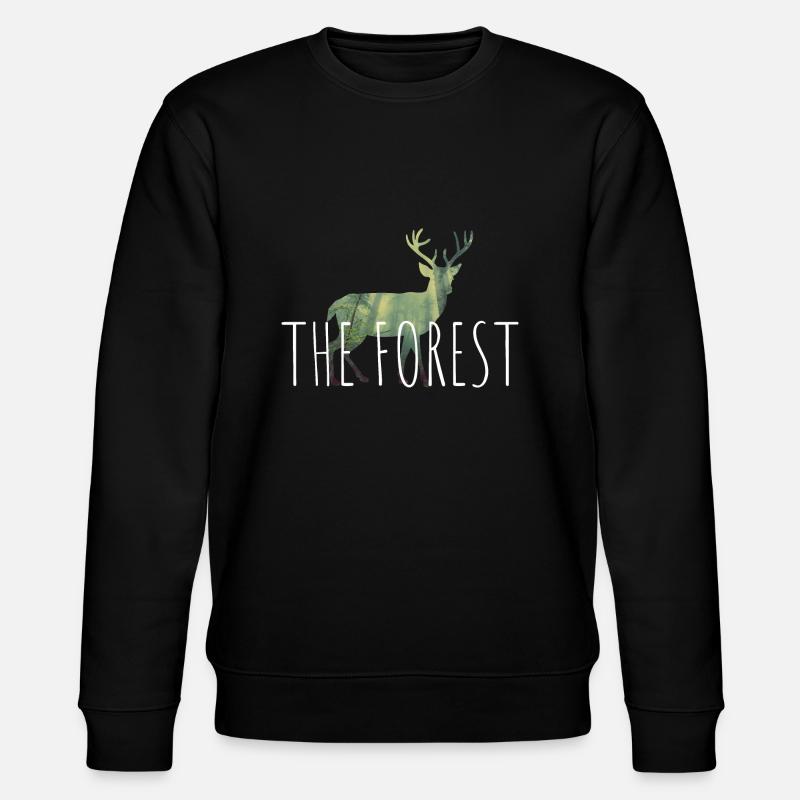 La forêt - Sweat bio CHANGER Stanley/Stella Unisexe - noir