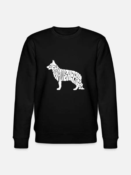 German shepherd - Stanley/Stella CHANGER Unisex Organic Sweatshirt - black