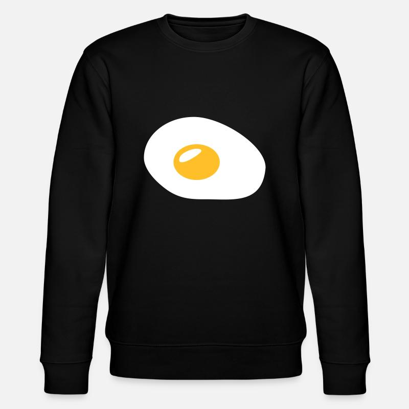 Fried egg - Stanley/Stella CHANGER Unisex Organic Sweatshirt - black