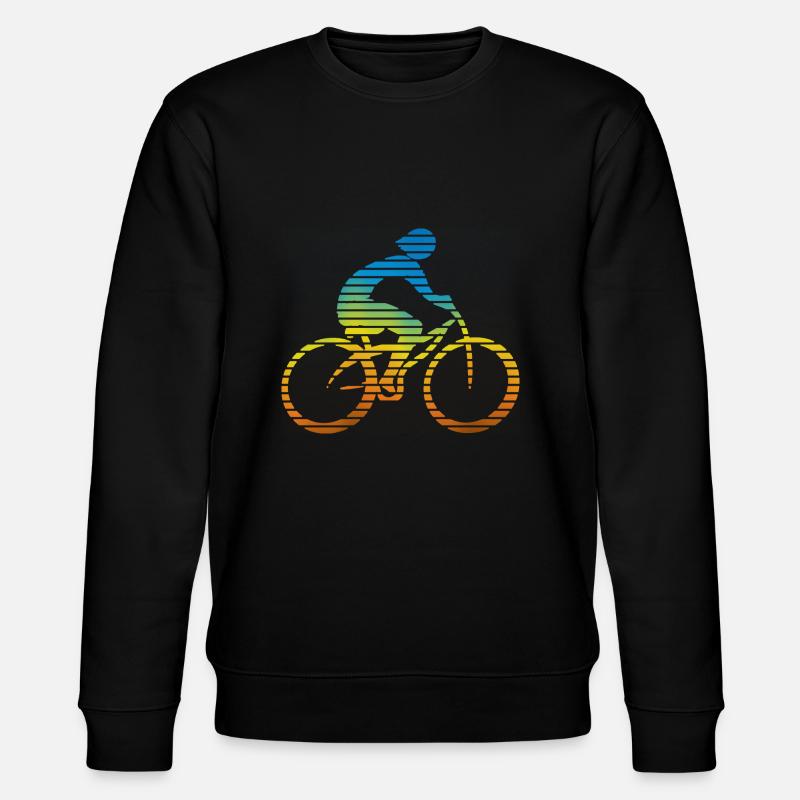 Radfahrer - Stanley/Stella Unisex Bio-Sweatshirt CHANGER  - Schwarz