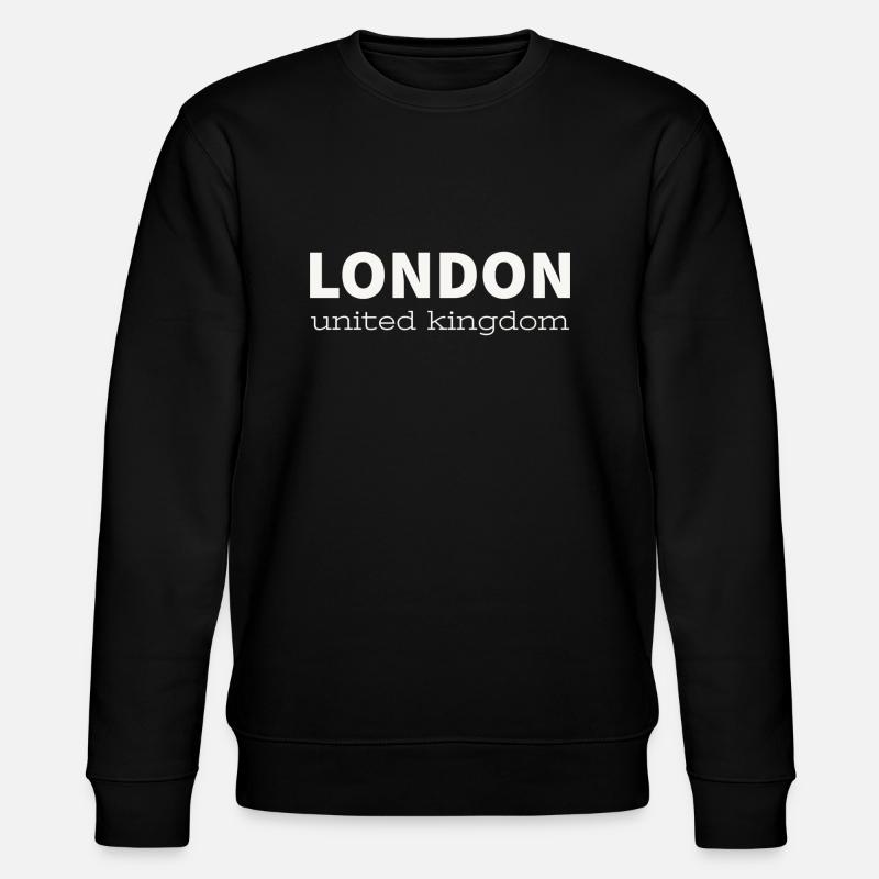 LONDON - Stanley/Stella Unisex Bio-Sweatshirt CHANGER - Schwarz