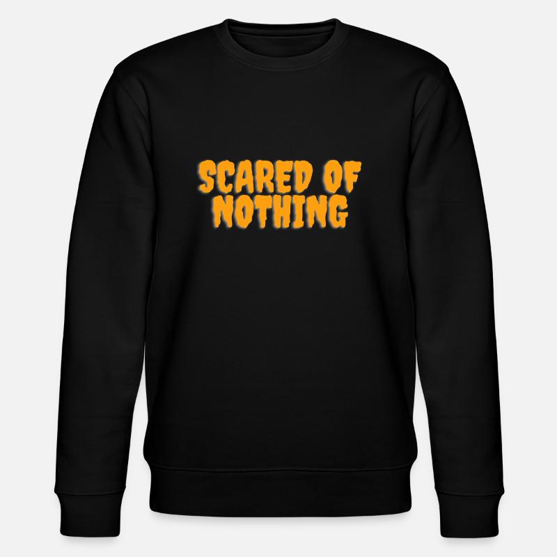 Angst vor nichts - Stanley/Stella Unisex Bio-Sweatshirt CHANGER  - Schwarz