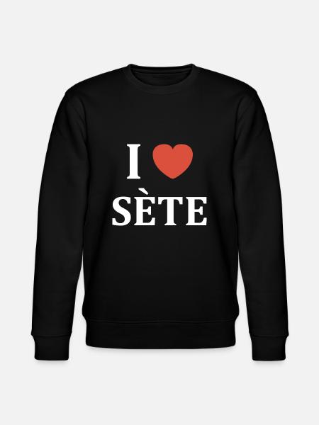 i love Sète - Sweat bio CHANGER Stanley/Stella Unisexe - noir