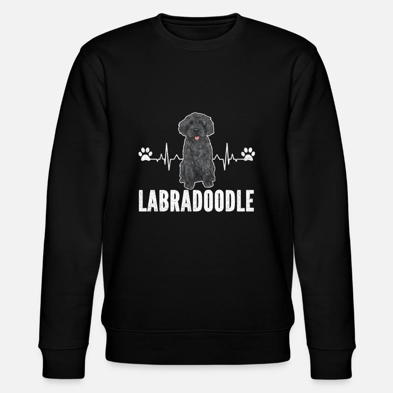 Labradoodle Chien - Sweat bio CHANGER Stanley/Stella Unisexe - noir